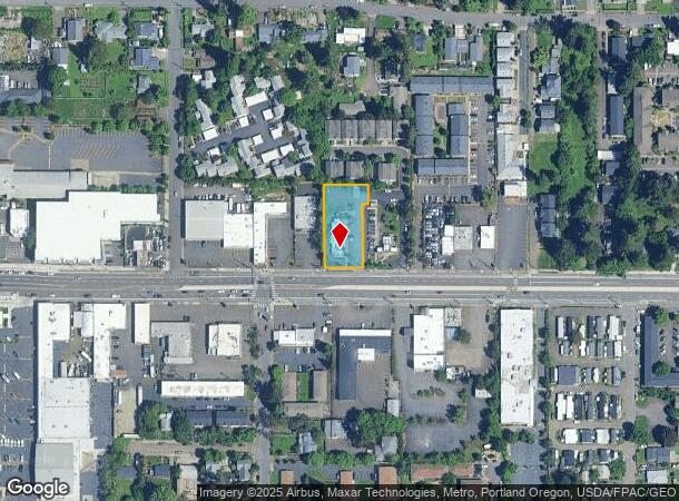  12605 Se Division St, Portland, OR Parcel Map