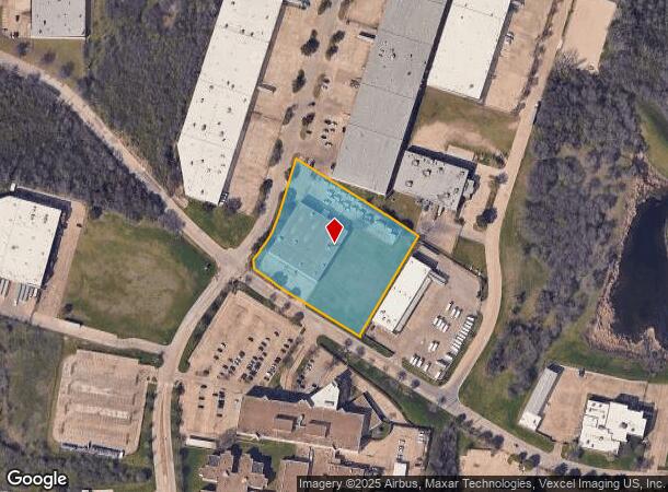  2621 Lone Star Dr, Dallas, TX Parcel Map