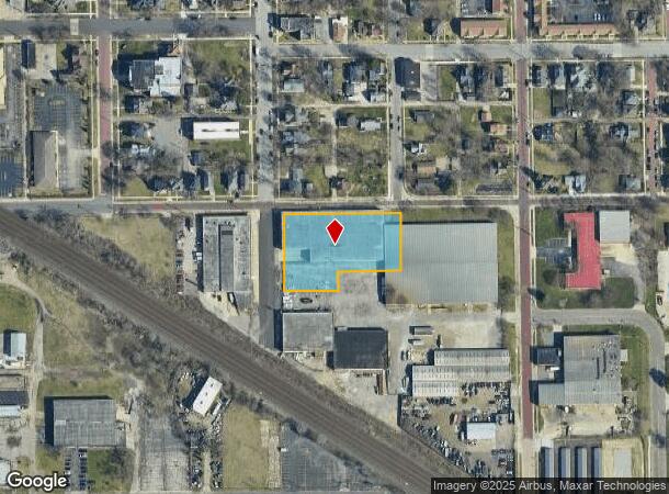  702 Carroll St, South Bend, IN Parcel Map