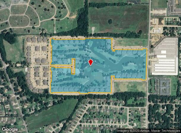  1424 Links Dr, Jonesboro, AR Parcel Map