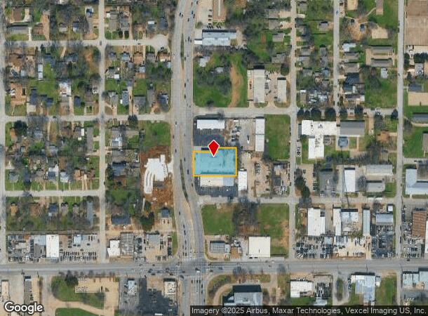 407 N Cooper St, Arlington, TX Parcel Map