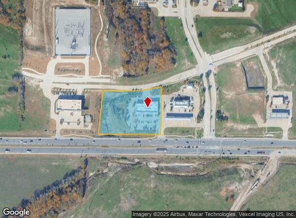  1361 E University Dr, Prosper, TX Parcel Map