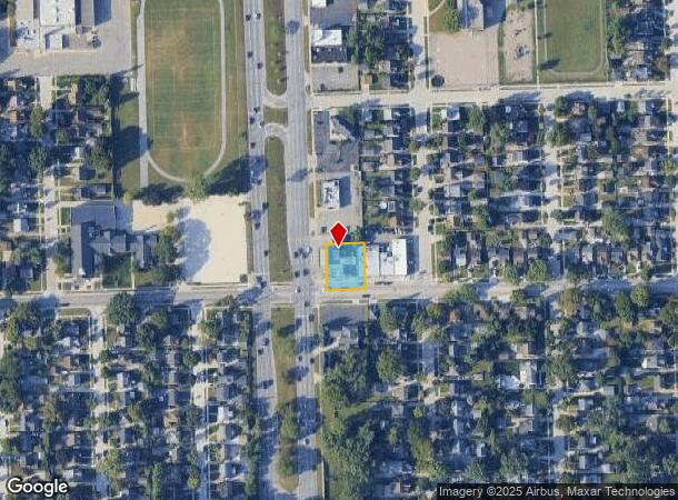  100 N Telegraph Rd, Dearborn, MI Parcel Map