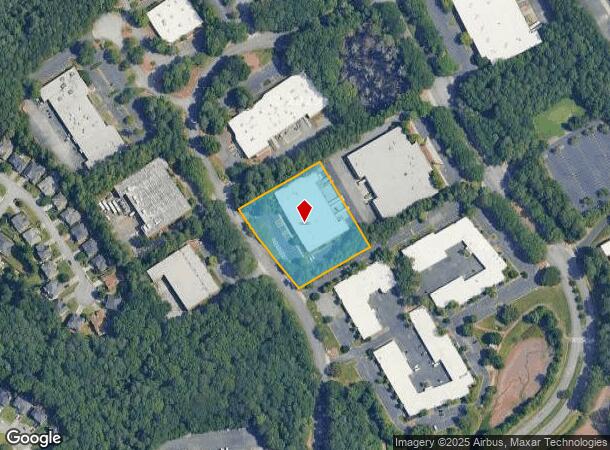 3055 Northwoods Cir, Peachtree Corners, GA Parcel Map