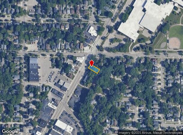  1590 Plainfield Ave Ne, Grand Rapids, MI Parcel Map
