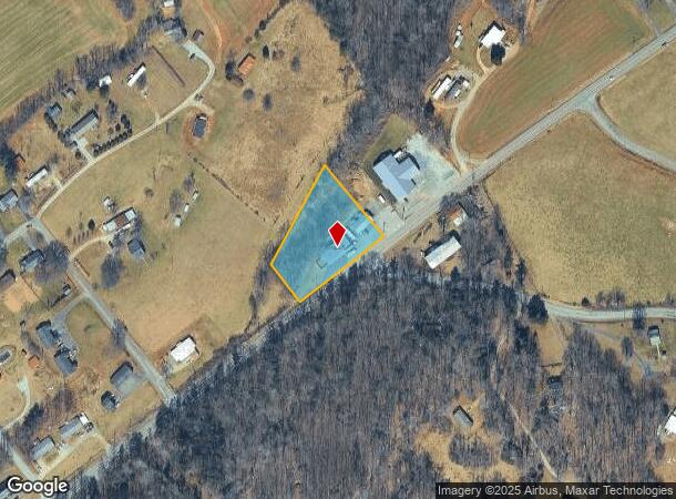  8160 Franklin St, Ferrum, VA Parcel Map
