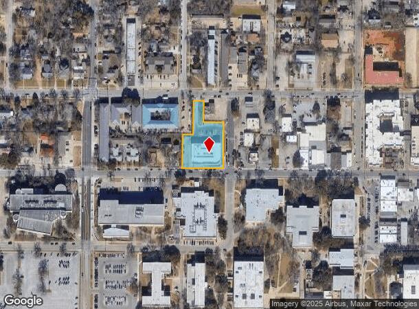 1510 W Hickory St, Denton, TX Parcel Map