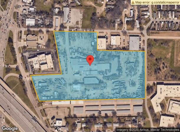  1120 Texas St, Lewisville, TX Parcel Map