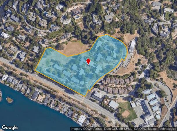  100 Neds Way, Belvedere Tiburon, CA Parcel Map