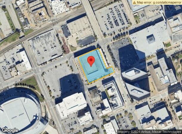  100 W 1St St, Tulsa, OK Parcel Map