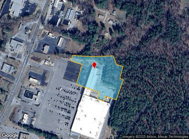  1421 S Main St, Blackstone, VA Parcel Map