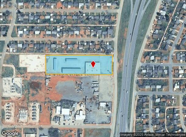 550 N Clack St, Abilene, TX Parcel Map