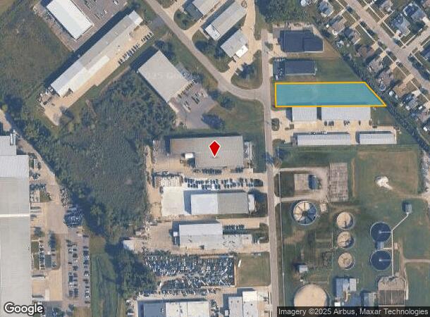 51529 Birch St, New Baltimore, MI Parcel Map