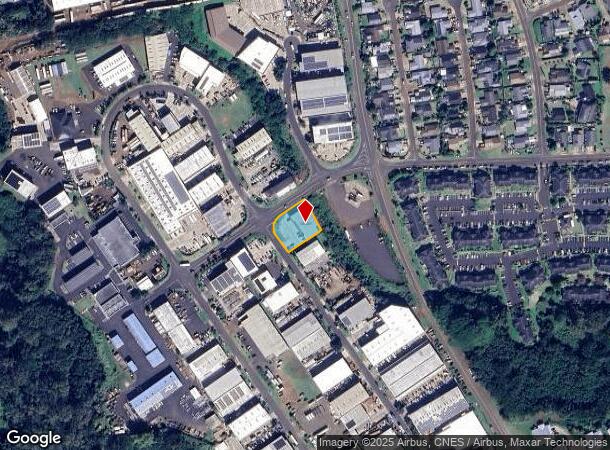 1596 Haleukana St, Lihue, HI Parcel Map