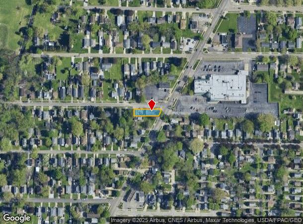  2166 East Ave, Akron, OH Parcel Map
