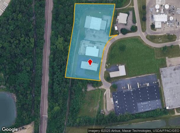  3723 Inpark Dr, Dayton, OH Parcel Map