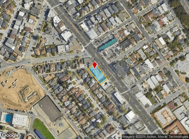  1579 El Camino Real, Millbrae, CA Parcel Map