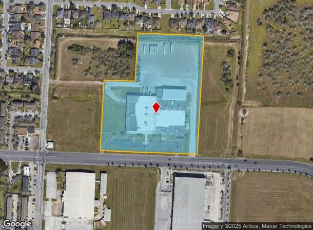  1705 Billy Mitchell Blvd, Brownsville, TX Parcel Map