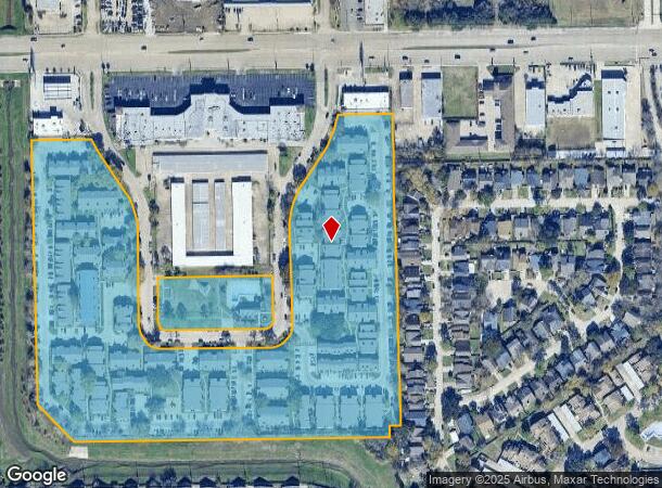 2503 Panagard Dr, Houston, TX Parcel Map