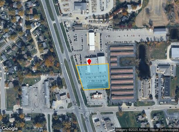 1097 N Us Highway 31, Whiteland, IN Parcel Map