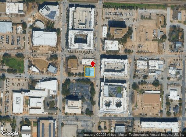 208 S Mesquite St, Arlington, TX Parcel Map
