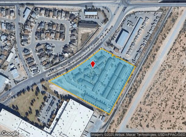  9924 Railroad Dr, El Paso, TX Parcel Map