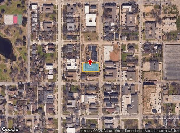  609 N Lancaster Ave, Dallas, TX Parcel Map