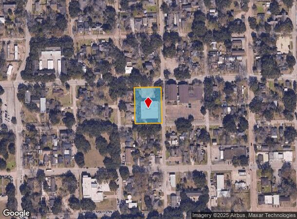 W Adoue & Hill St, Alvin, TX Parcel Map