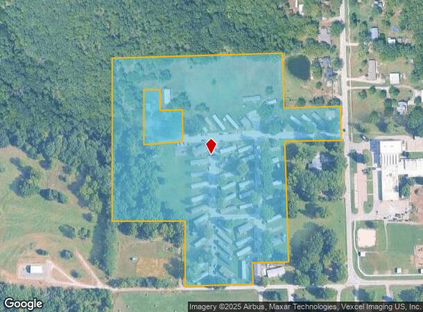  619 Whitfield St, Lecompton, KS Parcel Map