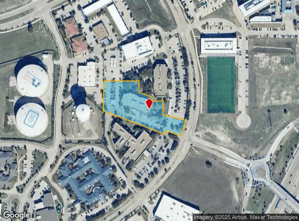  1101 Raintree Cir, Allen, TX Parcel Map