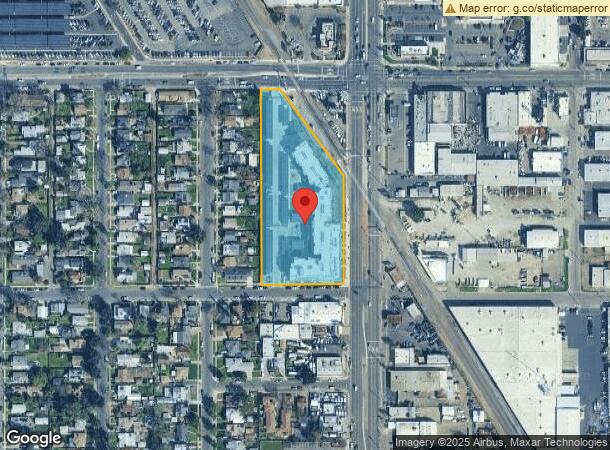  1505 N Blackstone Ave, Fresno, CA Parcel Map