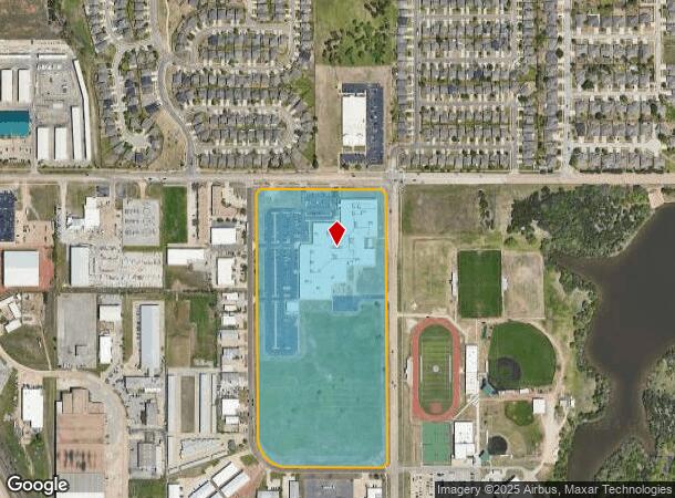  600 W Rock Creek Rd, Norman, OK Parcel Map