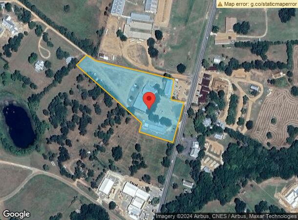  550 N Washington St, Round Top, TX Parcel Map