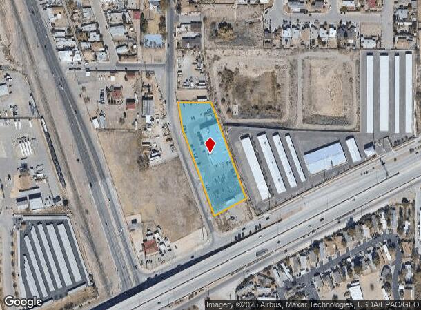  6250 Modesta Rd, El Paso, TX Parcel Map