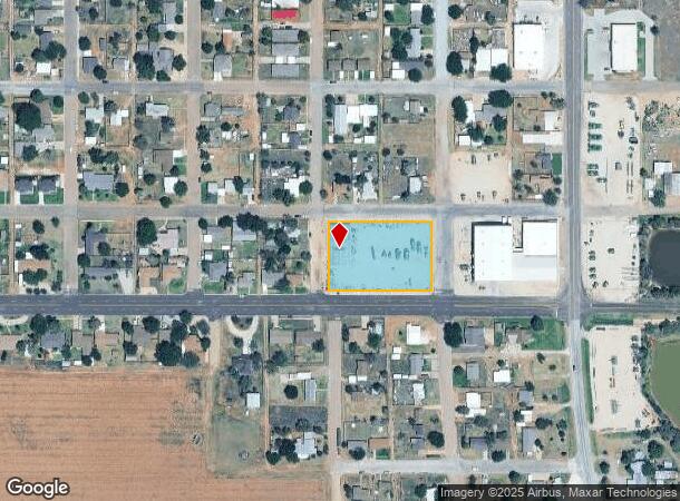  100 Avenue E, Abernathy, TX Parcel Map