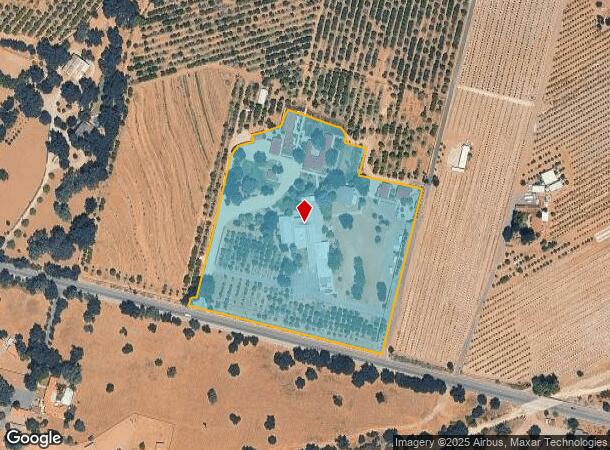  2464 E Ojai Ave, Ojai, CA Parcel Map