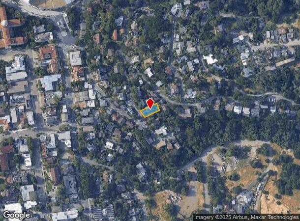  64 Panoramic Way, Berkeley, CA Parcel Map