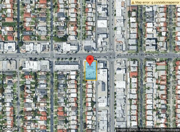  7122 Beverly Blvd, Los Angeles, CA Parcel Map