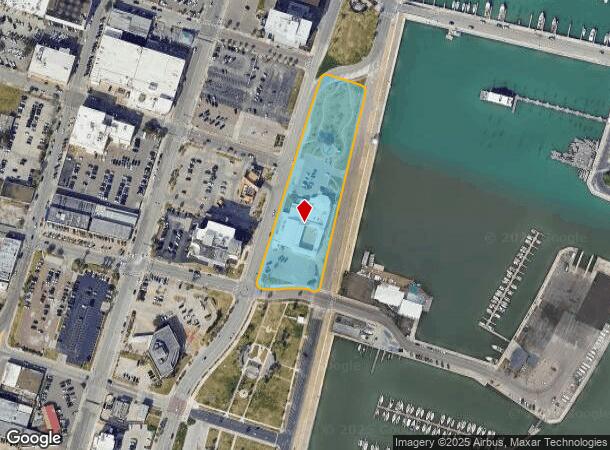  100 N Shoreline Blvd, Corpus Christi, TX Parcel Map
