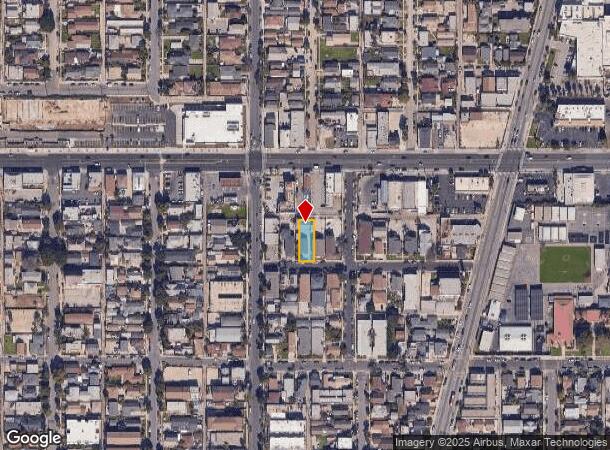 1021 E 12Th St, Long Beach, CA Parcel Map