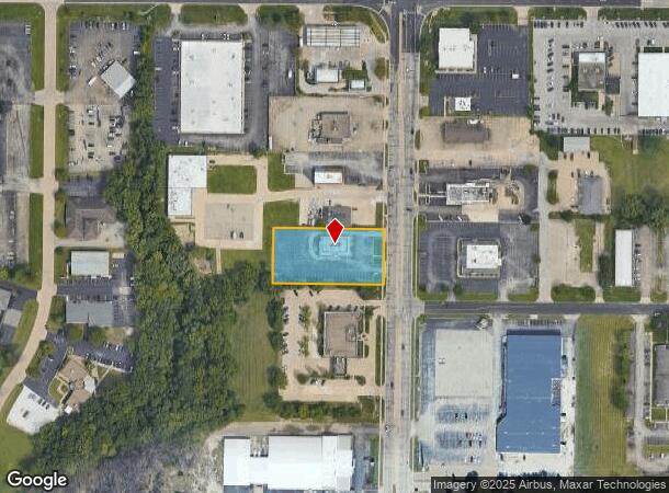  7715 N University St, Peoria, IL Parcel Map