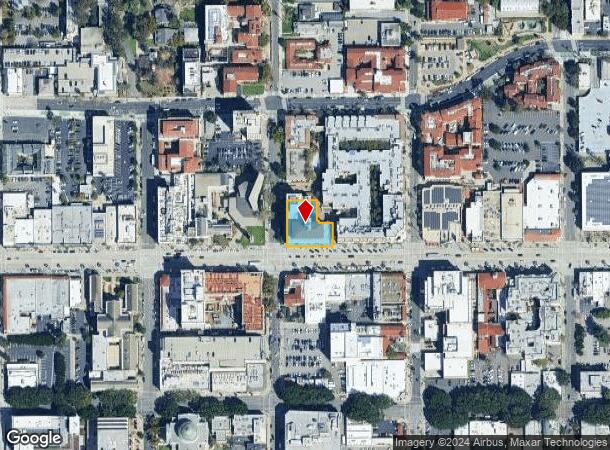  595 E Colorado Blvd, Pasadena, CA Parcel Map