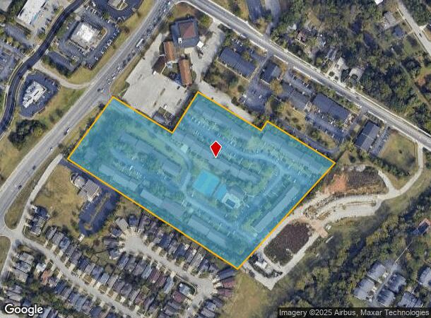  3650 Tates Creek Rd, Lexington, KY Parcel Map