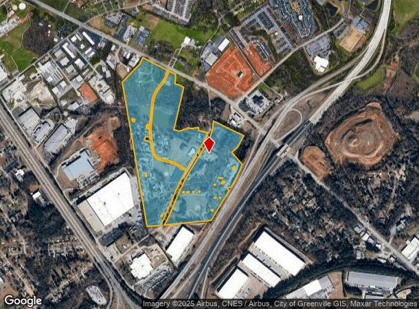  417 Pinehurst St, Simpsonville, SC Parcel Map