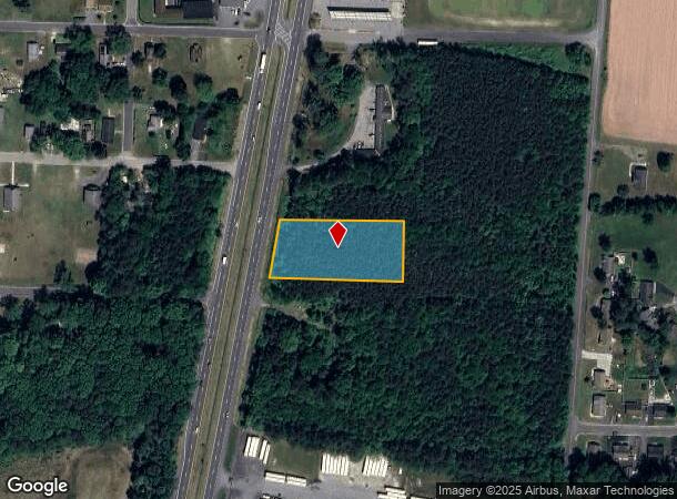 N Ocean Hwy, Delmar, MD Parcel Map