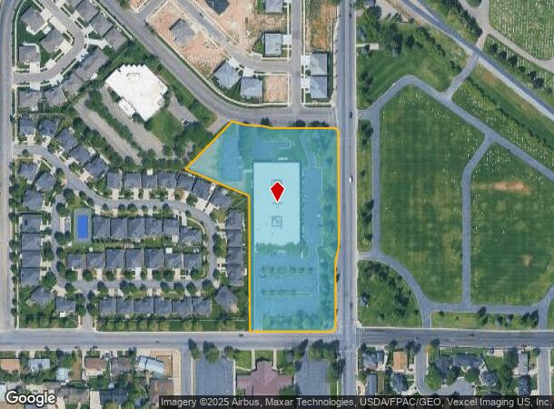  1201 N 800 E, Orem, UT Parcel Map
