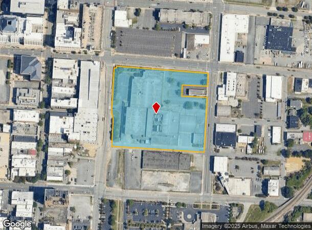  200 E Market St, Greensboro, NC Parcel Map