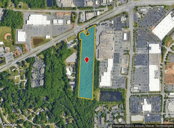 4523 W Wendover Ave, Greensboro, NC Parcel Map