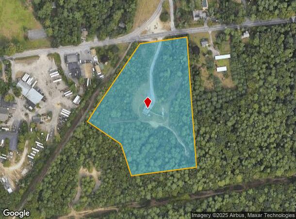  186 Middleboro Rd, East Freetown, MA Parcel Map