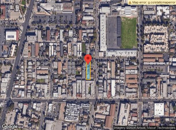  1052 E 5Th St, Long Beach, CA Parcel Map